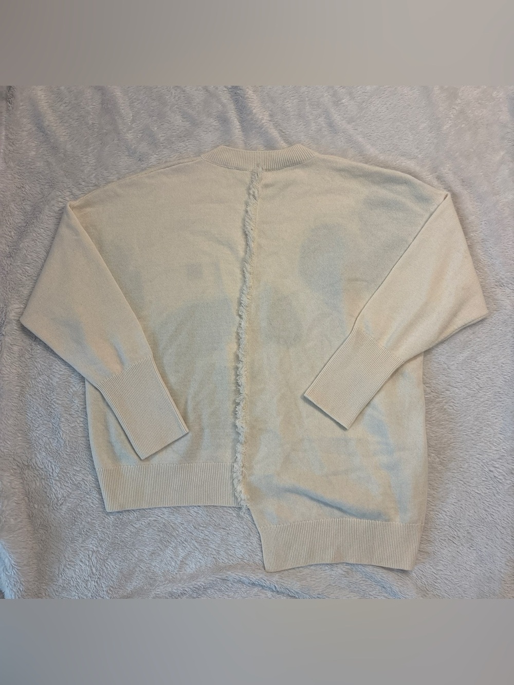 Loewe Herbarium Asymmetric Fringed Intarsia Wool-Blend Sweater - Picture 4 of 5